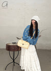 YANYAN KNITS 24 Autumn and Winter Shirt Jacket YYK-YYW23-1682-LAN Blue